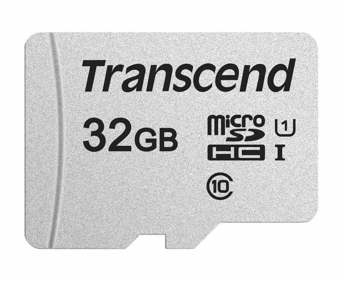 TRANSCEND MicroSDHC karta 32GB 300S, UHS-I U1, bez adaptéru