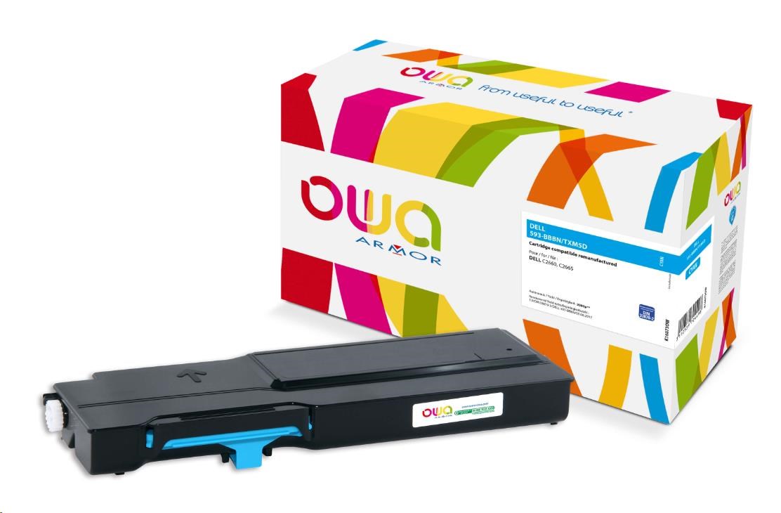 OWA Armor toner pro DELL C2660, C2665, 2000 Stran, 593-BBBN, modrá/cyan