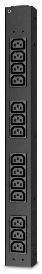 APC Rack PDU, Basic, Half Height, 100-240V/20A, 220-240V/16A, (14) C13, IEC-320 C20