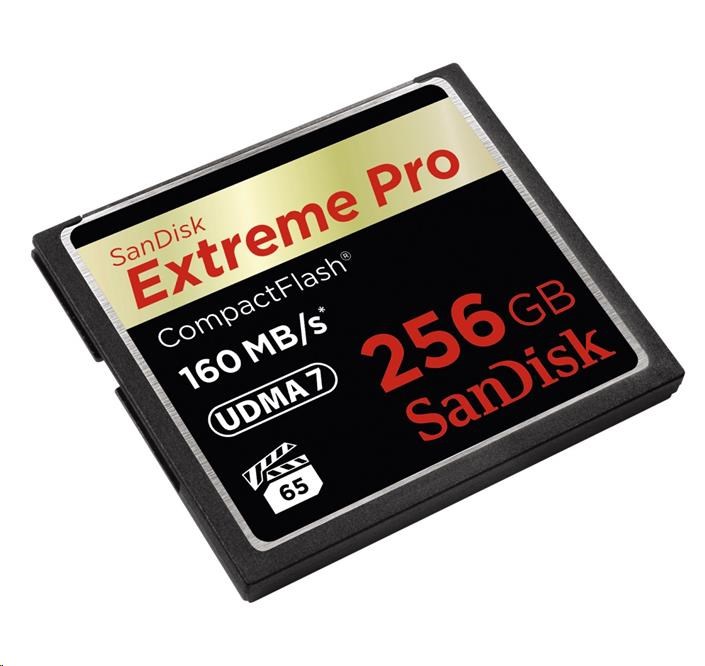SanDisk Compact Flash 256GB Extreme Pro (160MB/s) VPG 65, UDMA 7