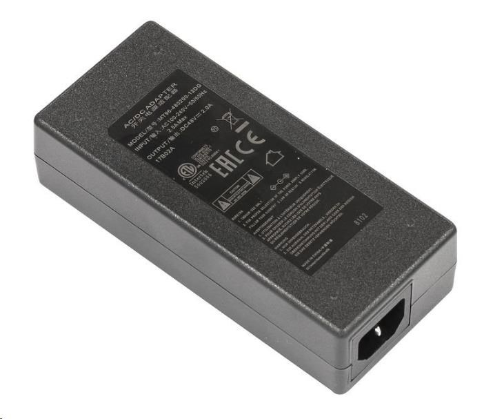 MikroTik 48V2A96W - napájecí adaptér 48V, 2A, napájecí kabel