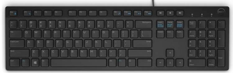 DELL Multimedia Keyboard-KB216 - German (QWERTZ) - Black