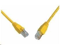 Solarix Patch kabel CAT5E SFTP PVC 1m žlutý snag-proof C5E-315YE-1MB