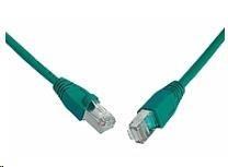 Solarix Patch kabel CAT5E SFTP PVC 2m zelený snag-proof C5E-315GR-2MB