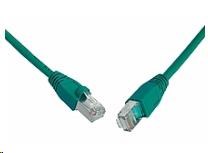Solarix Patch kabel CAT6 SFTP PVC 1m zelený snag-proof C6-315GR-1MB