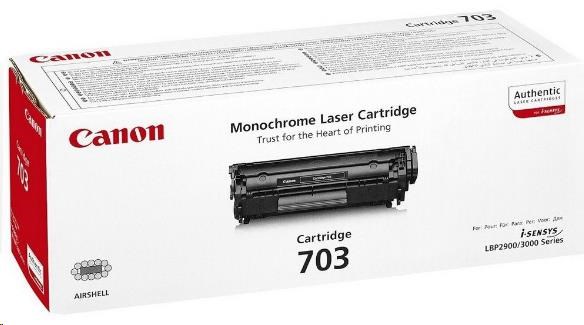 Canon TONER CRG-703 černý pro LBP-2900, LBP-2900b (2500 str.)