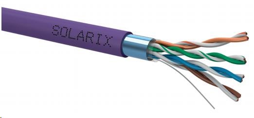 Instalační kabel Solarix FTP, Cat5E, drát, LSOH, box 305m SXKD-5E-FTP-LSOH