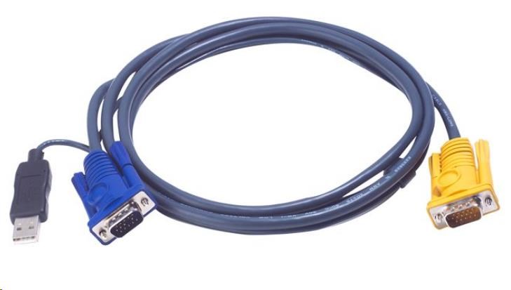 ATEN KVM sdružený kabel k CS-12xx, CS-231 USB, 6m