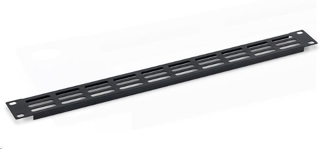 TRITON 19" záslepka 1U perforovaná oválem 36 x 6 mm, šedá