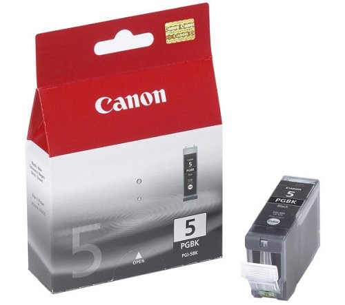 Canon PGI-5 BK černá pro iX4000, iX5000, MP-500, MP-800(R),PIXMAiP3300,3500,iP4x00,iP5200(R),MP5x0,MP6x0,MP8x0(360 str.)