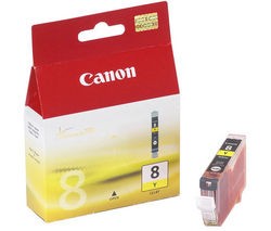 Canon CARTRIDGE CLI-8Y žlutá pro iX4000,5000, MP-500, MP-800, PIXMA iP300,3500, iP4200,4300, iP4500, iP4500 (490 str.)