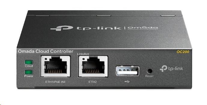TP-Link OC200 Omada Hardware Controller (2x100Mb/s,1xPoE-in,1xUSB2.0,1xmicroUSB)