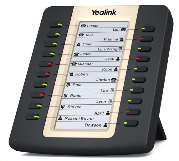 Yealink EXP20 expanzní modul, LCD, 20 tl., pro T27G/T27P/T29G