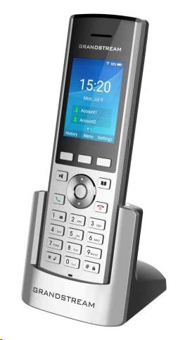 Grandstream WP820 [Wi-Fi IP telefon, 2 linky, 2 SIP účty, 2.4" TFT 240x320, bluetooth, 3.5mm jack, OS Android]