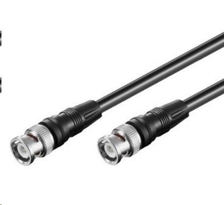 PREMIUMCORD BNC kabel pro audio/video 75 Ohm 1m M/M