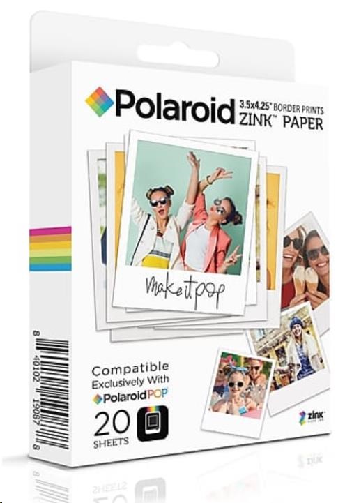 Polaroid Instant Zink Media 3,5X4,25 Pop 20 Pack