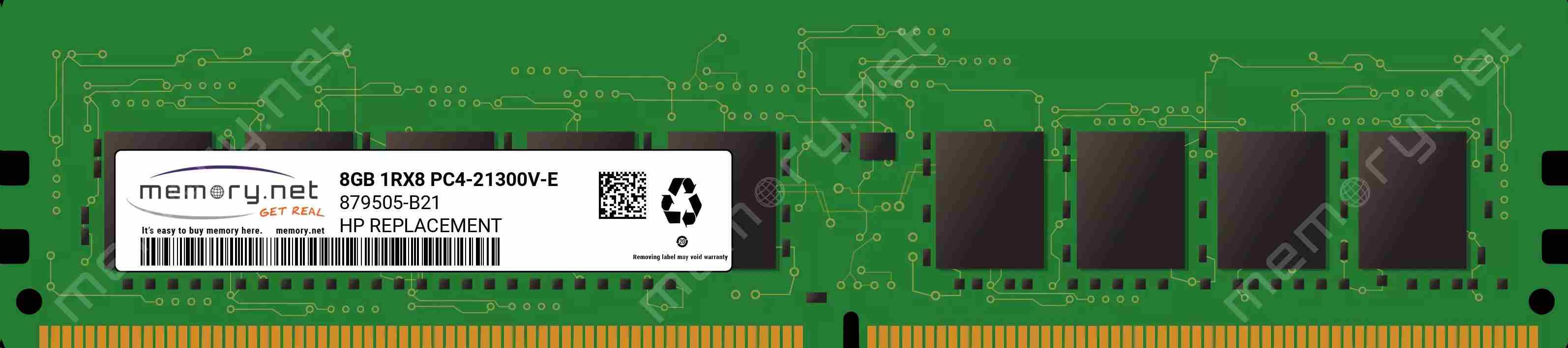 HPE 8GB (1x8GB) SR x8 DDR4-2666 CAS191919 Unbuff Std Mem Kit ml30/dl20g10/microserverG10+