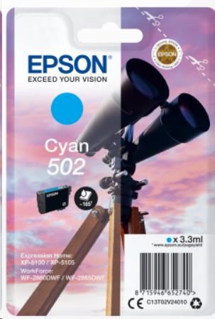 EPSON ink bar Singlepack "Dalekohled" Cyan 502 Ink