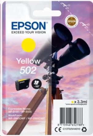 EPSON ink bar Singlepack "Dalekohled" Yellow 502 Ink