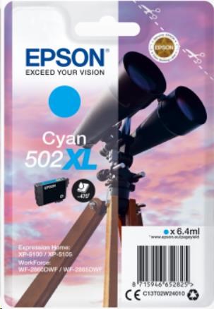 EPSON ink bar Singlepack "Dalekohled" Cyan 502XL Ink