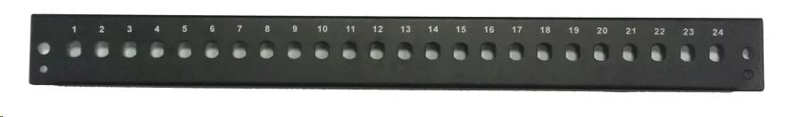 Čelo optické vany 24xST pro OPVANA1UN-BLACK
