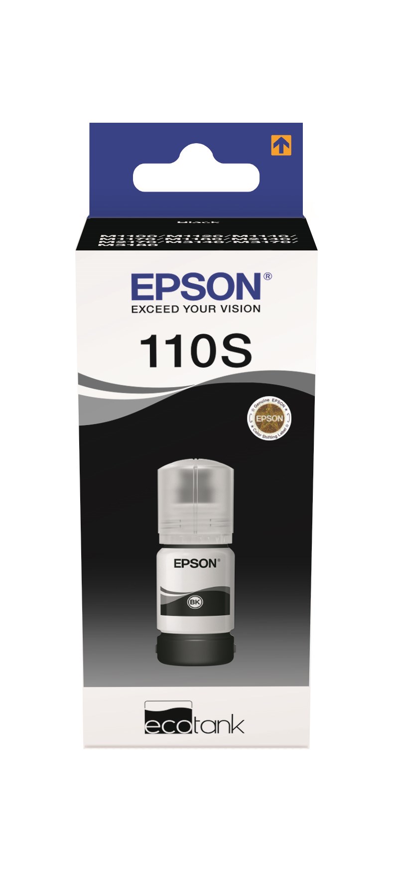 EPSON Ink 110S EcoTank Pigment black ink bottle  (2000 stran)