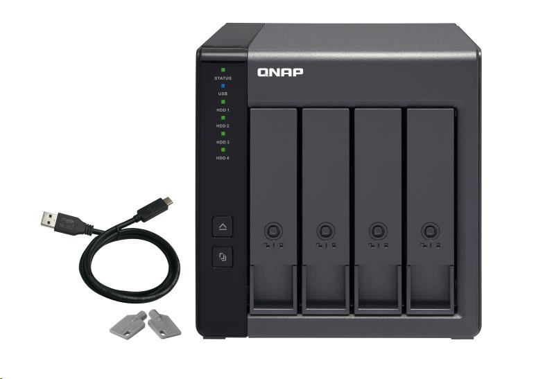 QNAP TR-004 rozšiřujicí jednotka (4xSATA, USB-C 3.2 Gen1)