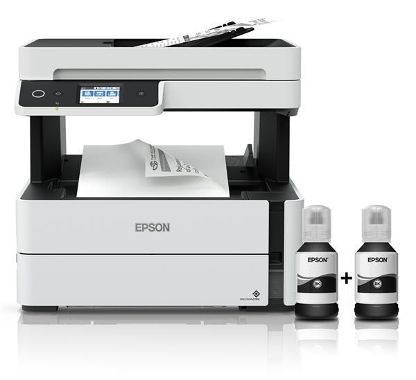 EPSON tiskárna ink EcoTank Mono M3170, 4v1, A4, 39ppm, USB, Wi-Fi, Duplex, ADF,Záruka 5 let  po registraci zdarma