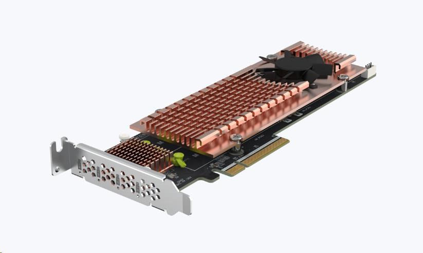 QNAP QM2-4P-384 rozšiřující karta 4xM.2 NVMe 2280 PCIe Gen3x4 pro PC i NAS
