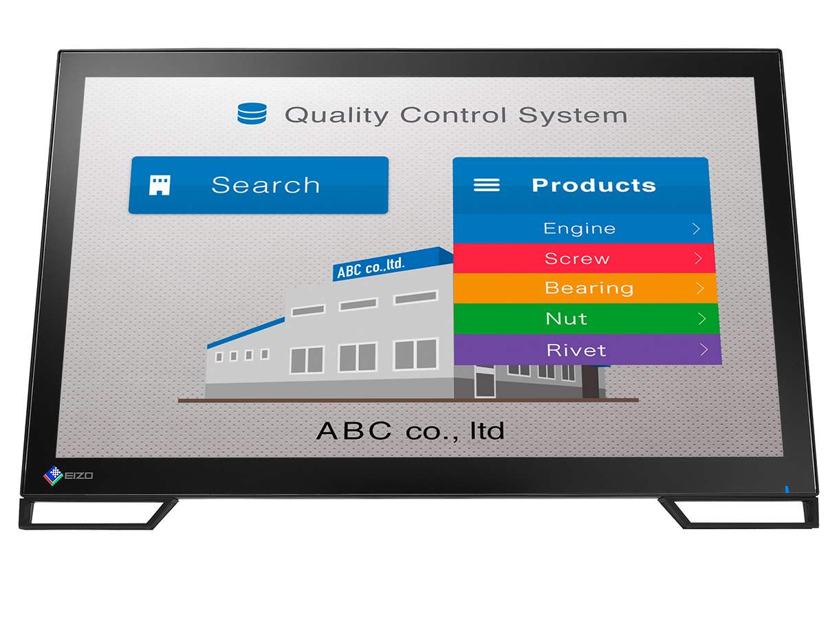 EIZO MT 23" DuraVision FDF2382WT, IPS, Touch, 1920x1080, 260nit, 1000:1, 11ms, DisplayPort, DVI-D, D-Sub, USB, Repro