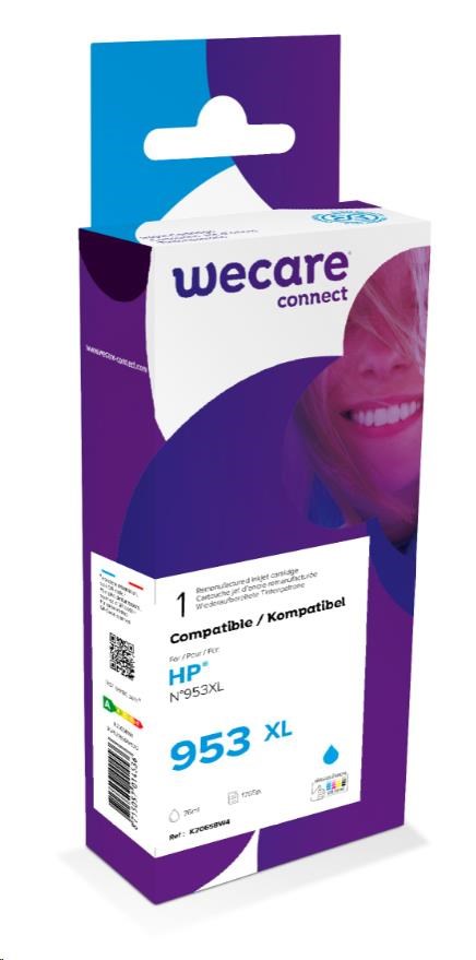 WECARE ARMOR cartridge pro HP OfficeJet Pro 8218, 8710, 8720, 8730, 8740 modrá 26ml (953XL)