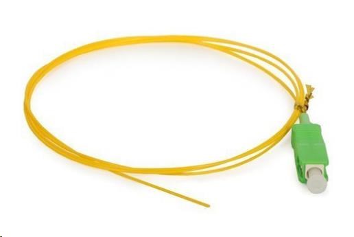 Pigtail SM 9/125, OS2, konektor SC(APC), LS0H, 1m