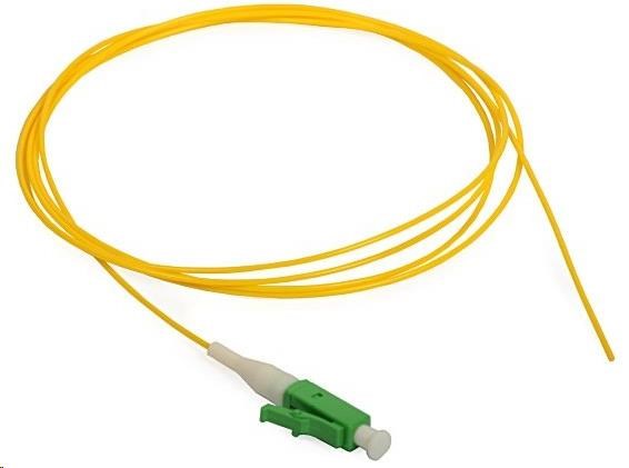 Pigtail SM 9/125, OS2, konektor LC(APC), LS0H, 1m