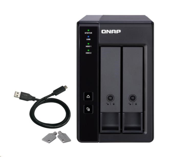 QNAP TR-002 rozšiřujicí jednotka (2xSATA, USB-C 3.2 Gen2)