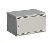 Solarix rozvaděč nástěnný SENSA 6U 400mm, dveře plech, RAL 7035 SENSA-6U-64-21-G