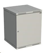 Solarix rozvaděč nástěnný SENSA 15U 600mm, dveře plech, RAL 7035 SENSA-15U-66-21-G