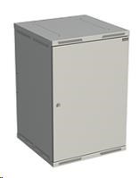 Solarix rozvaděč nástěnný SENSA 18U 600mm, dveře plech, RAL 7035 SENSA-18U-66-21-G