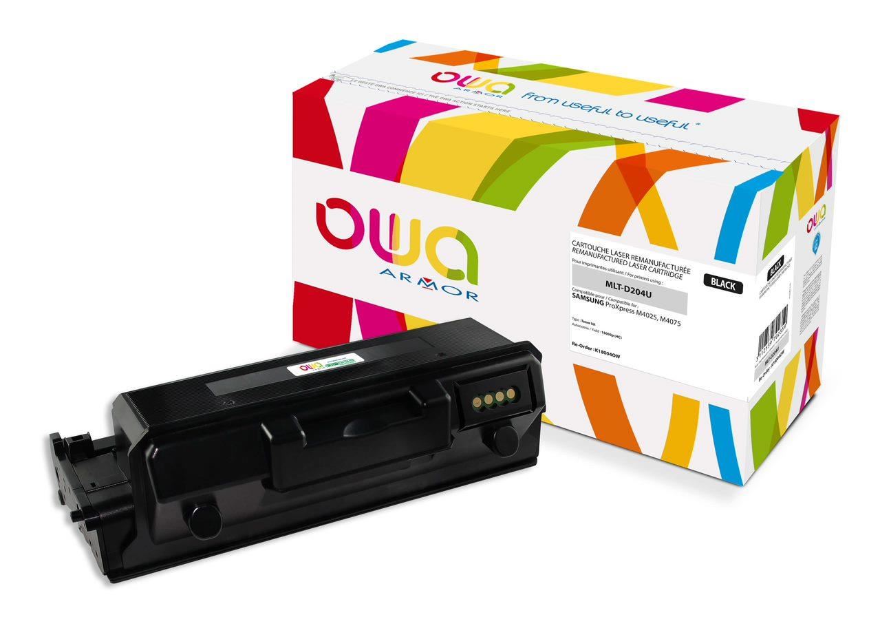 OWA Armor toner pro SAMSUNG ProXpress SL-M4025, M4075, 15000 stran, CLTM404U (SU945A), černá/black