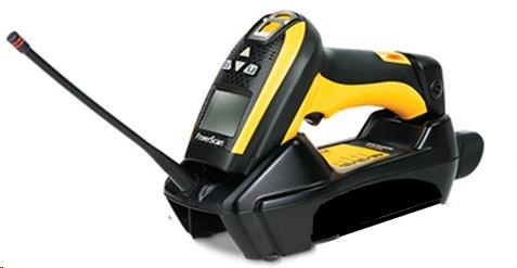 Datalogic PM9100, 1D, multi-IF, disp., kit (RS232), RB, black, žlutá