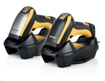Datalogic PM9100, 1D, multi-IF, kit (USB), RB, black, žlutá