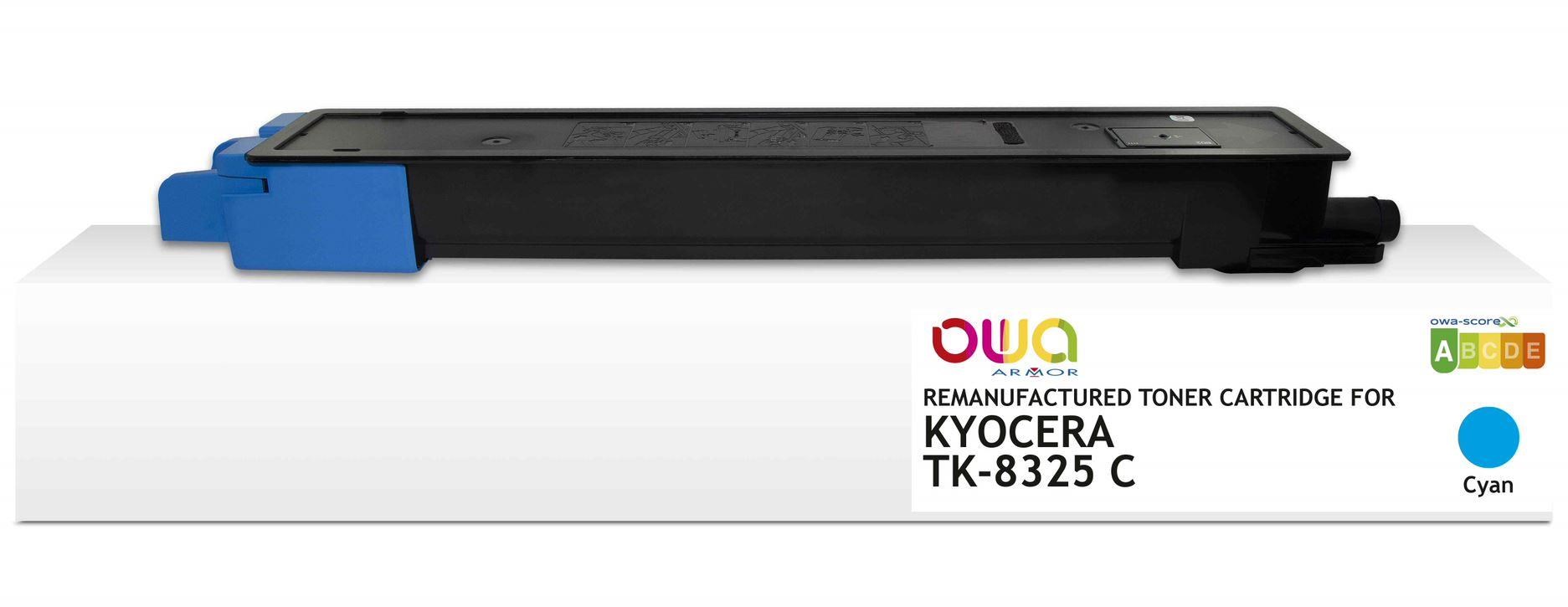 OWA Armor toner pro KYOCERA MITA TASKalfa 2551ci, 12000 stran, TK-8325 C, modrá/cyan