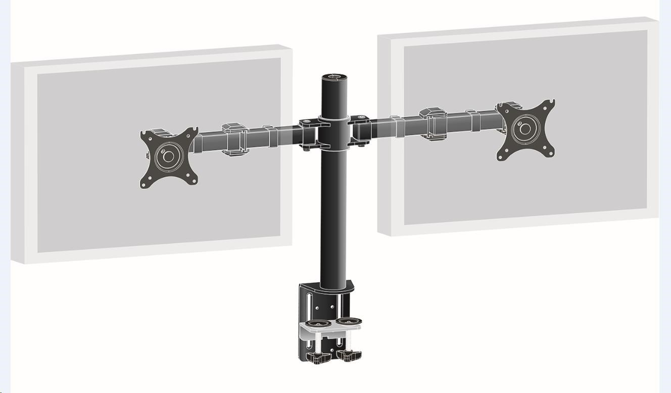 Iiyama desktop mount, dual