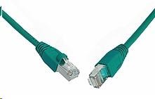 Solarix Patch kabel CAT5E SFTP PVC 10m zelený snag-proof C5E-315GR-10MB