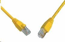 Solarix Patch kabel CAT5E SFTP PVC 10m žlutý snag-proof C5E-315YE-10MB