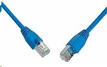 Solarix Patch kabel CAT5E SFTP PVC 15m modrý snag-proof C5E-315BU-15MB