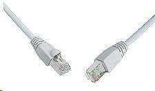 Solarix Patch kabel CAT5E SFTP PVC 15m šedý snag-proof C5E-315GY-15MB