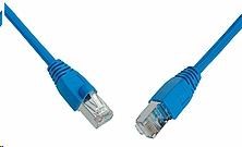 Solarix Patch kabel CAT5E SFTP PVC 20m modrý snag-proof C5E-315BU-20MB
