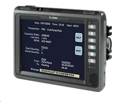 Zebra VC70N0, USB, RS232, BT, Ethernet, Wi-Fi, WEC 7