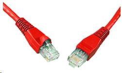 Solarix Patch kabel CAT5E UTP PVC 10m červený snag-proof C5E-114RD-10MB