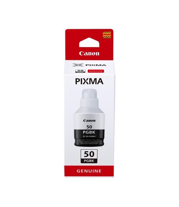 Canon BJ INK GI-50 PG Black Ink Bottle pro Canon PIXIMA G7050,G6050,G5050,GM4040 GM4050,GM2050 (6000 str.)
